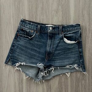 Abercrombie & Fitch Dark Blue Jean Shorts size 4